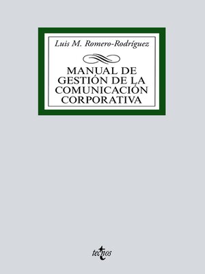 cover image of Manual de gestión de la comunicación corporativa